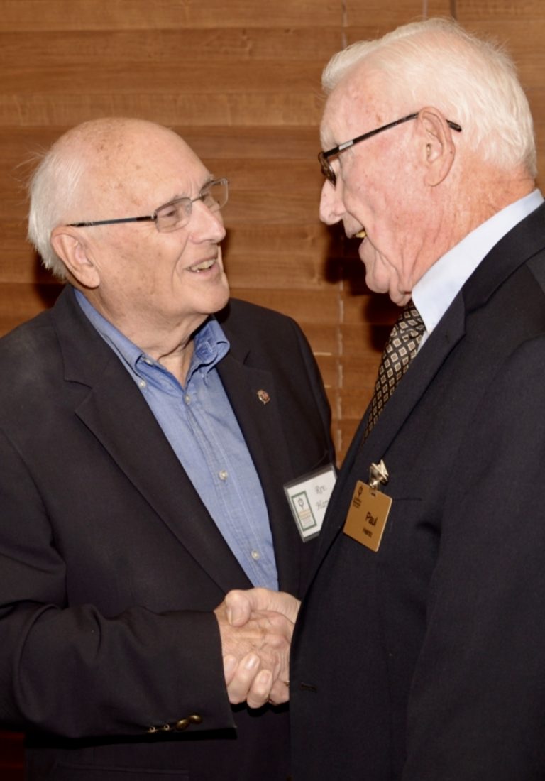 Harvey Smith Shaking Hands with Paul Heintz